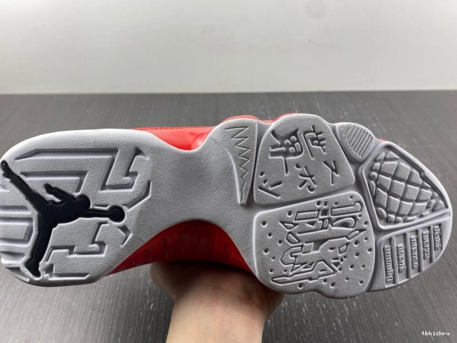 Cheap TBK White Jordan 9 Air Retro Red Gym 302370-160 0630